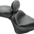 Load image into Gallery viewer, Mustang 06-21 Kawasaki Vulcan 900 Classic, Custom Touring 1PC Seat w/Driver Backrest - Black - Main Product View