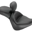 Load image into Gallery viewer, Mustang 06-21 Kawasaki Vulcan 900 Classic, Custom Touring 1PC Seat w/Driver Backrest - Black - Side View