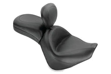Load image into Gallery viewer, Mustang 06-21 Kawasaki Vulcan 900 Classic, Custom Touring 1PC Seat w/Driver Backrest - Black - Side View