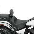 Load image into Gallery viewer, Mustang 06-21 Kawasaki Vulcan 900 Classic, Custom Touring 1PC Seat w/Driver Backrest Studs - Black - Side View