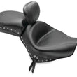 Load image into Gallery viewer, Mustang 07-15 Honda VT750C2 Spirit,10-20 Phantom Wide Tour 2PC Seat w/Dr Backrest Studs - Black - Main Product View
