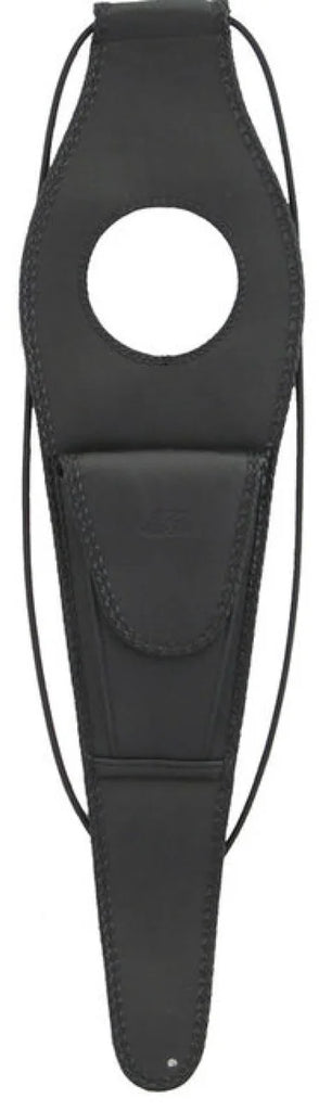 Mustang 07-17 Yamaha 1300 V-Star Cruiser Tank Bib - Black - Side View