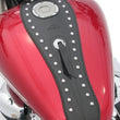 Load image into Gallery viewer, Mustang 07-17 Yamaha V-Star 1200,V-Star 1300 Tourer,V-Star 1300 Deluxe Tank Bib w/Studs- Black - Main Product View