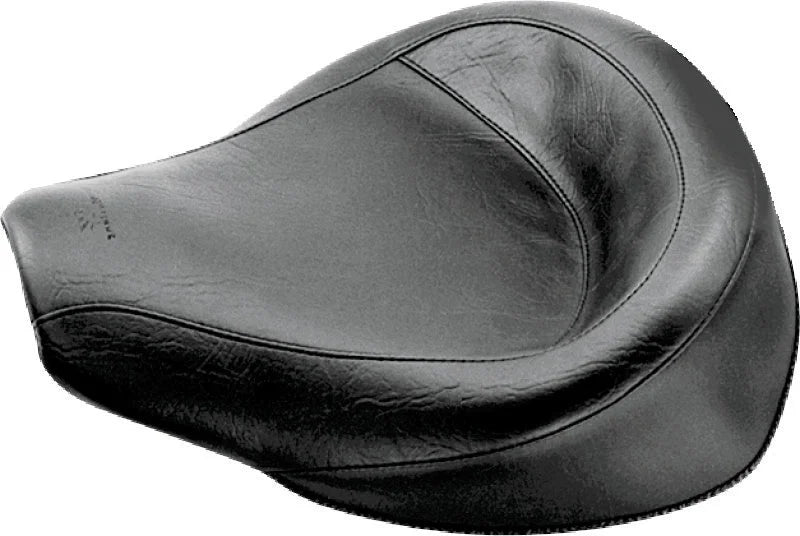 Mustang 08-13 Harley FLSTB,09-15 FLSTBC Softail Tank Bib w/Studs - Black - Main Product View