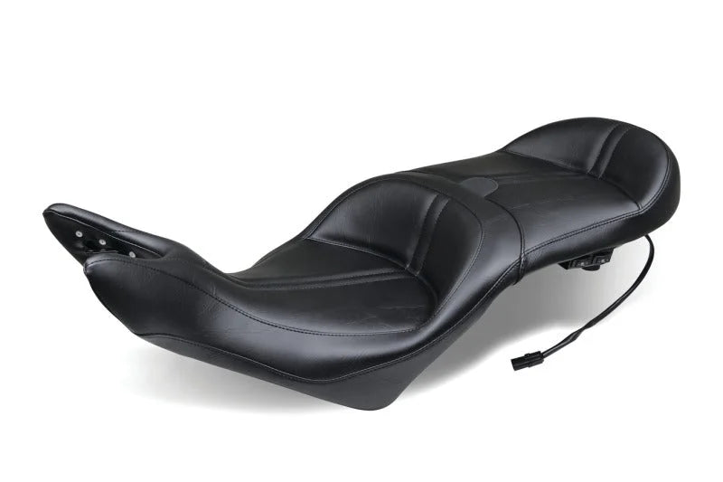 Mustang 08-17 Victory Vision Standard Touring 1PC Seat w/Driver Backrest - Black - Main Product View