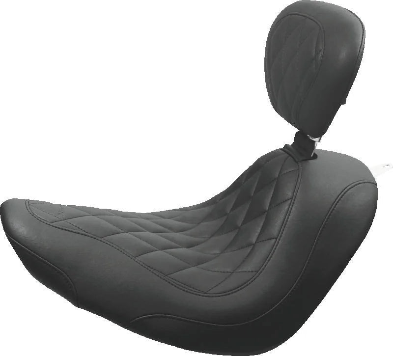 Mustang 08-17 Yamaha Raider Fender Bib - Black - Main Product View
