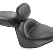 Load image into Gallery viewer, Mustang 08-17 Yamaha Raider Wide Touring 2PC Seat w/Diver Backrest - Black - Main Product View