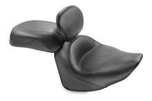 Load image into Gallery viewer, Mustang 08-17 Yamaha Raider Wide Touring 2PC Seat w/Diver Backrest - Black - Main Product View