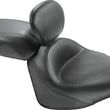 Load image into Gallery viewer, Mustang 08-17 Yamaha Raider Wide Touring 2PC Seat w/Diver Backrest - Black - Side View