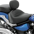 Load image into Gallery viewer, Mustang 08-17 Yamaha Raider Wide Touring 2PC Seat w/Diver Backrest - Black - Detail View