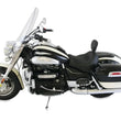 Load image into Gallery viewer, Mustang 08-18 Triumph Rocket III Touring Standard 2PC Seat w/Driver Backrest - Black - Side View