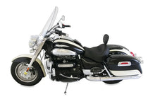 Load image into Gallery viewer, Mustang 08-18 Triumph Rocket III Touring Standard 2PC Seat w/Driver Backrest - Black - Side View