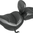Load image into Gallery viewer, Mustang 08-20 Harley Electra Glide,Rd Glide,Rd King Tripper Fastback 1PC Seat w/Diam Stitch- Black - Main Product View
