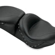 Load image into Gallery viewer, Mustang 08-21 Electra Glide,Rd Glide,Rd King,Str Glide Touring 1PC Seat w/ Blk Pearl Studs - Black