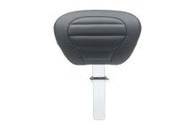 Load image into Gallery viewer, Mustang 08-21 HD Electra Glide,Rd Glide,Rd King,Str Glide Driver Backrest - Black w/ Blue Stitching - Side View