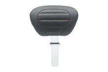 Load image into Gallery viewer, Mustang 08-21 HD Electra Glide,Rd Glide,Rd King,Str Glide Driver Backrest - Black w/ Red Stitching - Side View