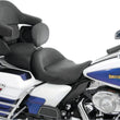 Load image into Gallery viewer, Mustang 08-21 Harley Electra Glide, Rd Glide, Rd King ,Str Glide Super Touring 1PC Seat - Black - Side View