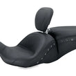 Load image into Gallery viewer, Mustang 08-21 Harley Electra Glide, Rd Glide, Rd King, Glide Lowdown 1PC Seat w/DBR Pearls - Black - Main Product View