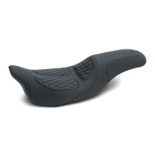Load image into Gallery viewer, Mustang 08-21 Harley Electra Glide, Rd Glide, Rd King, Str Glide 1PC Seat w/Diamond Stitch - Black - Side View