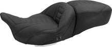 Load image into Gallery viewer, Mustang 08-21 Harley Electra Glide, Rd Glide, Rd King, Str Glide Heated 1PC Seat Deluxe-Black - Main Product View