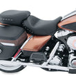 Load image into Gallery viewer, Mustang 08-21 Harley Electra Glide, Rd Glide, Rd King, Str Glide Tour Pass Seat w/Studs - Black - Side View