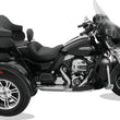 Load image into Gallery viewer, Mustang 08-21 Harley Electra Glide, Rd Glide, Rd King, Str Glide Touring 1PC Seat Deluxe - Black - Installation View