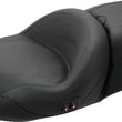 Load image into Gallery viewer, Mustang 08-21 Harley Electra Glide, Rd Glide, Rd King, Str Glide Touring Deluxe 1PC Seat - Black - Main Product View