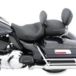 Load image into Gallery viewer, Mustang 08-21 Harley Electra Glide Standard Super Touring Recessed Passenger Seat - Black - Main Product View