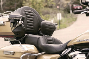 Mustang 08-21 Harley Electra Glide Std, Rd Glide ,Rd King ,Str Glide Super Touring Arm Wrap - Black - Main Product View