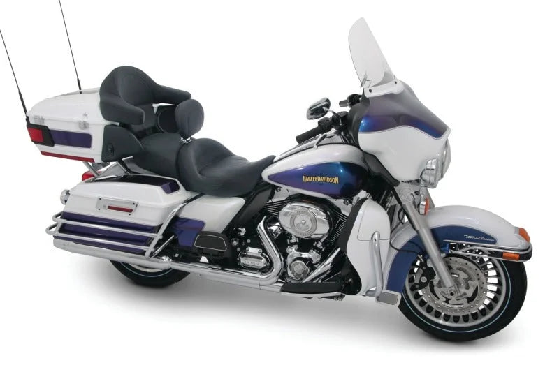 Mustang 08-21 Harley Electra Glide Std, Rd Glide ,Rd King, Str Glide Std Touring Solo Seat - Black - Main Product View