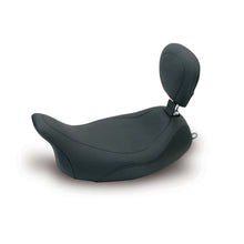Load image into Gallery viewer, Mustang 08-21 Harley Electra Glide Std, Rd Glide, Rd King, Str Glide Touring Solo Seat -Black - Detail View