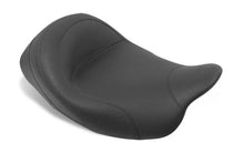 Load image into Gallery viewer, Mustang 08-21 Harley Electra Glide Std, Rd Glide, Rd King, Street Glide Touring Solo Seat - Black - Detail View
