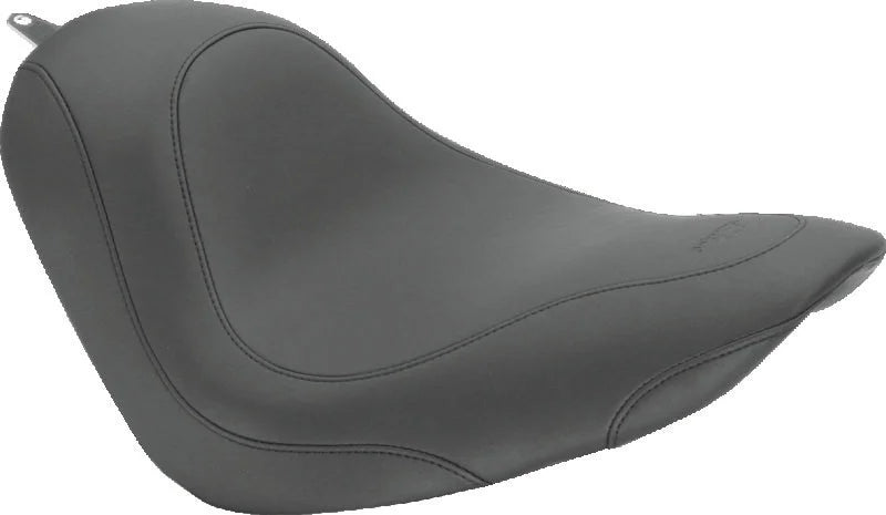 Mustang 08-21 Harley Electra Glide Std,Rd Glide Rd King,Str Glide Fender Bib Diamond Stitch - Black - Side View