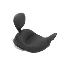 Load image into Gallery viewer, Mustang 08-21 Harley Electra Glide Std,Rd Glide,Rd King,Str Glide Lowdow Touring Solo Seat - Black - Side View