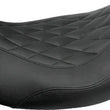 Load image into Gallery viewer, Mustang 08-21 Harley Electra Glide Std,Rd Glide,Rd King,Str Glide Solo Seat Diamond Stitch - Brown - Main Product View