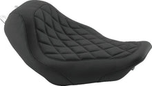 Load image into Gallery viewer, Mustang 08-21 Harley Electra Glide Std,Rd Glide,Rd King,Str Glide Solo Seat Diamond Stitch -Brown - Main Product View