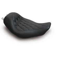 Load image into Gallery viewer, Mustang 08-21 Harley Electra Glide Std,Rd Glide,Rd King,Str Glide Solo Seat Diamond Stitch -Brown - Side View
