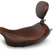 Load image into Gallery viewer, Mustang 08-21 Harley Electra Glide Std,Rd Glide,Rd King,Str Glide Wide Tripper Solo Seat - Brown - Main Product View