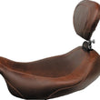 Load image into Gallery viewer, Mustang 08-21 Harley Electra Glide Std,Rd Glide,Rd King,Str Glide Wide Tripper Solo Seat - Brown - Side View