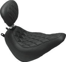 Load image into Gallery viewer, Mustang 08-21 Harley Electra Glide,Rd Glid, Rd King, Str Glide Tour Passenger Seat w/Studs - Black - Main Product View