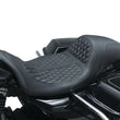 Load image into Gallery viewer, Mustang 08-21 Harley Electra Glide,Rd Glide,Rd King ,Str Glide Hightail Fastback 1PC Seat - Black - Main Product View