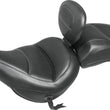 Load image into Gallery viewer, Mustang 08-21 Harley Electra Glide,Rd Glide,Rd King Tripper Fastback 1PC Seat w/Diam Stitch - Black - Main Product View