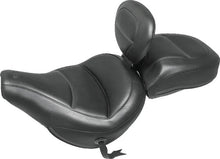 Load image into Gallery viewer, Mustang 08-21 Harley Electra Glide,Rd Glide,Rd King Tripper Fastback 1PC Seat w/Diam Stitch - Black - Main Product View