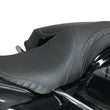 Load image into Gallery viewer, Mustang 08-21 Harley Electra Glide,Rd Glide,Rd King Tripper Fastback 1PC Seat w/Diam Stitch - Black - Side View