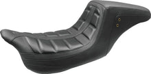 Load image into Gallery viewer, Mustang 08-21 Harley Electra Glide,Rd Glide,Rd King, Str Glide Squareback 1PC Seat - Black - Main Product View