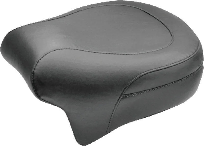 Mustang 08-21 Harley Electra Glide,Rd Glide,Rd King,Str Glide Lowdown Touring Passenger Seat - Black - Main Product View