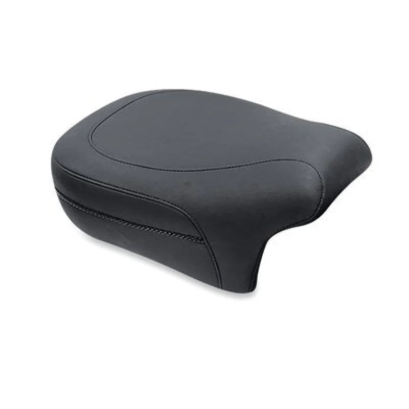 Mustang 08-21 Harley Electra Glide,Rd Glide,Rd King,Str Glide Lowdown Touring Passenger Seat - Black - Side View
