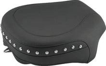 Load image into Gallery viewer, Mustang 08-21 Harley Electra Glide,Rd Glide,Rd King,Str Glide Pass Seat(13.5wide)/Studs - Black - Side View