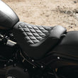 Load image into Gallery viewer, Mustang 08-21 Harley Electra Glide,Rd Glide,Rd King,Str Glide Pass Seat(8.5wide) w/Studs - Black - Main Product View