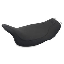 Load image into Gallery viewer, Mustang 08-21 Harley Electra Glide,Rd Glide,Rd King,Str Glide Runaround Solo Seat - Black - Side View